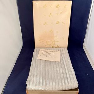 Violet Mills Mesh Silver Glitter Shower Curtain